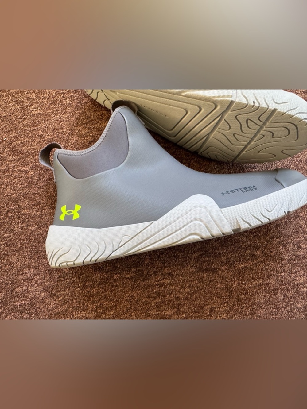 Under Armour Men’s Charged Shoreman Deck Boot - size 10 - Like new - Picture 3 of 8